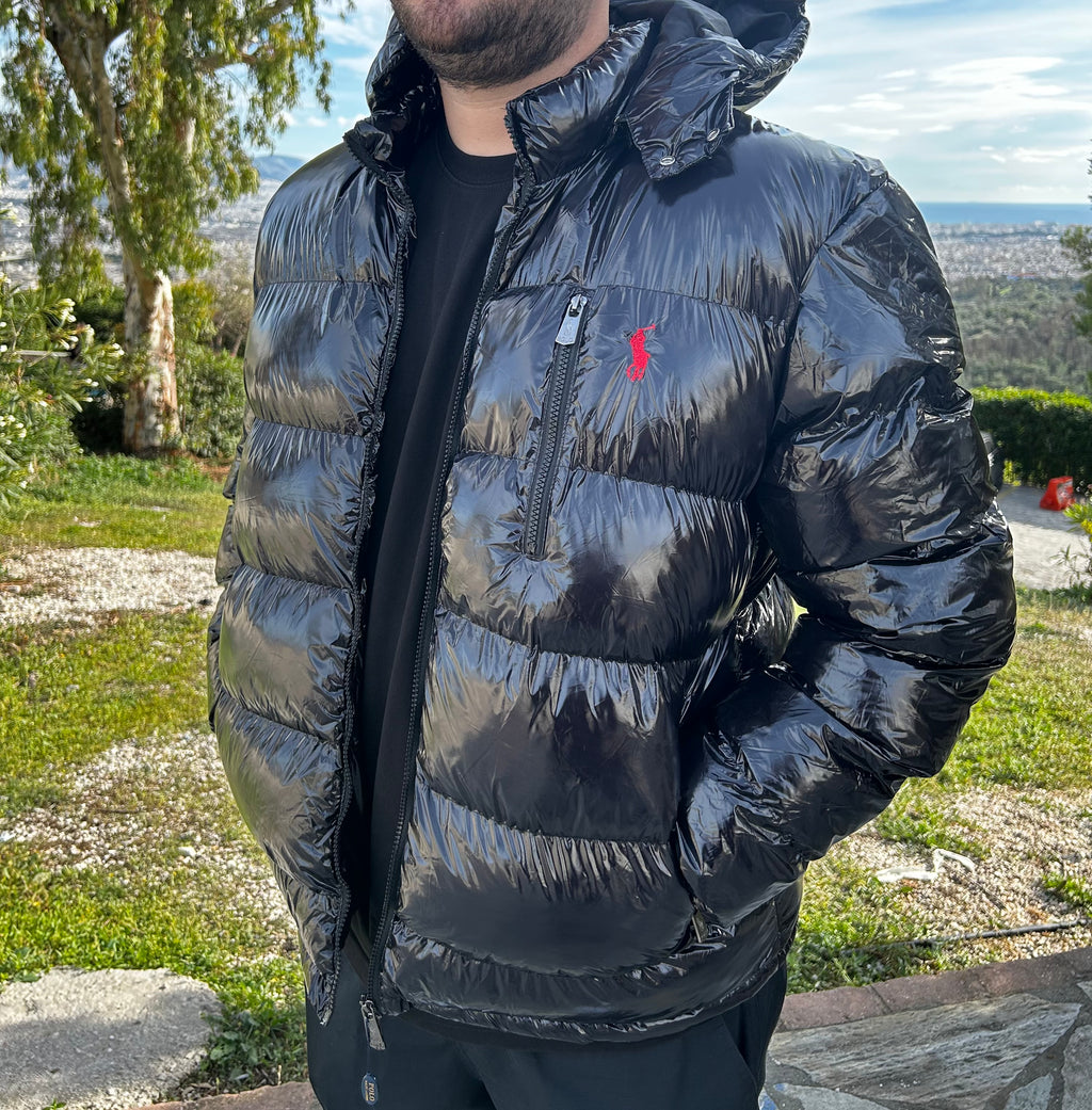 Puffer Ralph Laurent Polo Black Glossy - RL1907