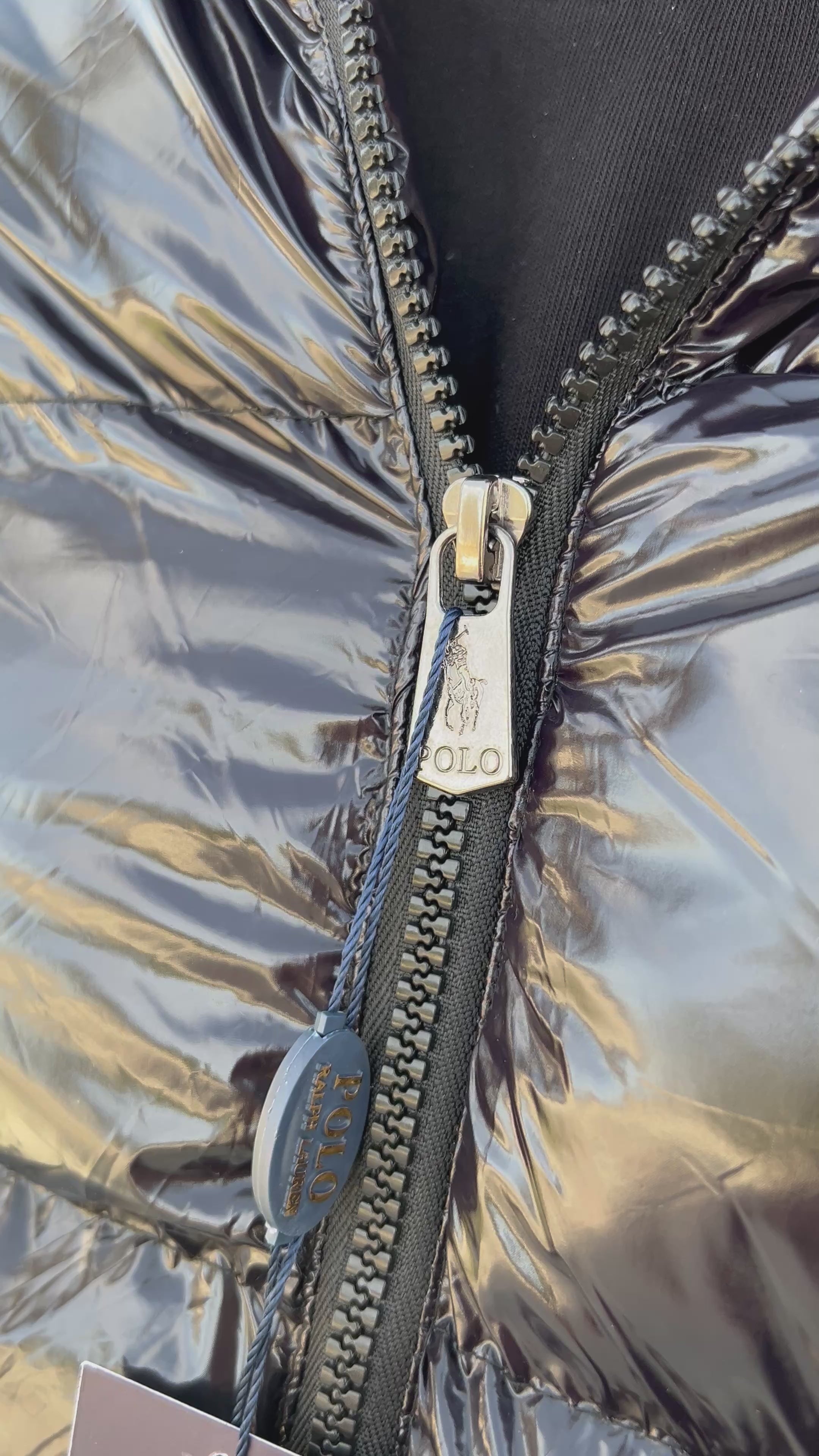 Puffer Ralph Laurent Polo Black Glossy - RL1907