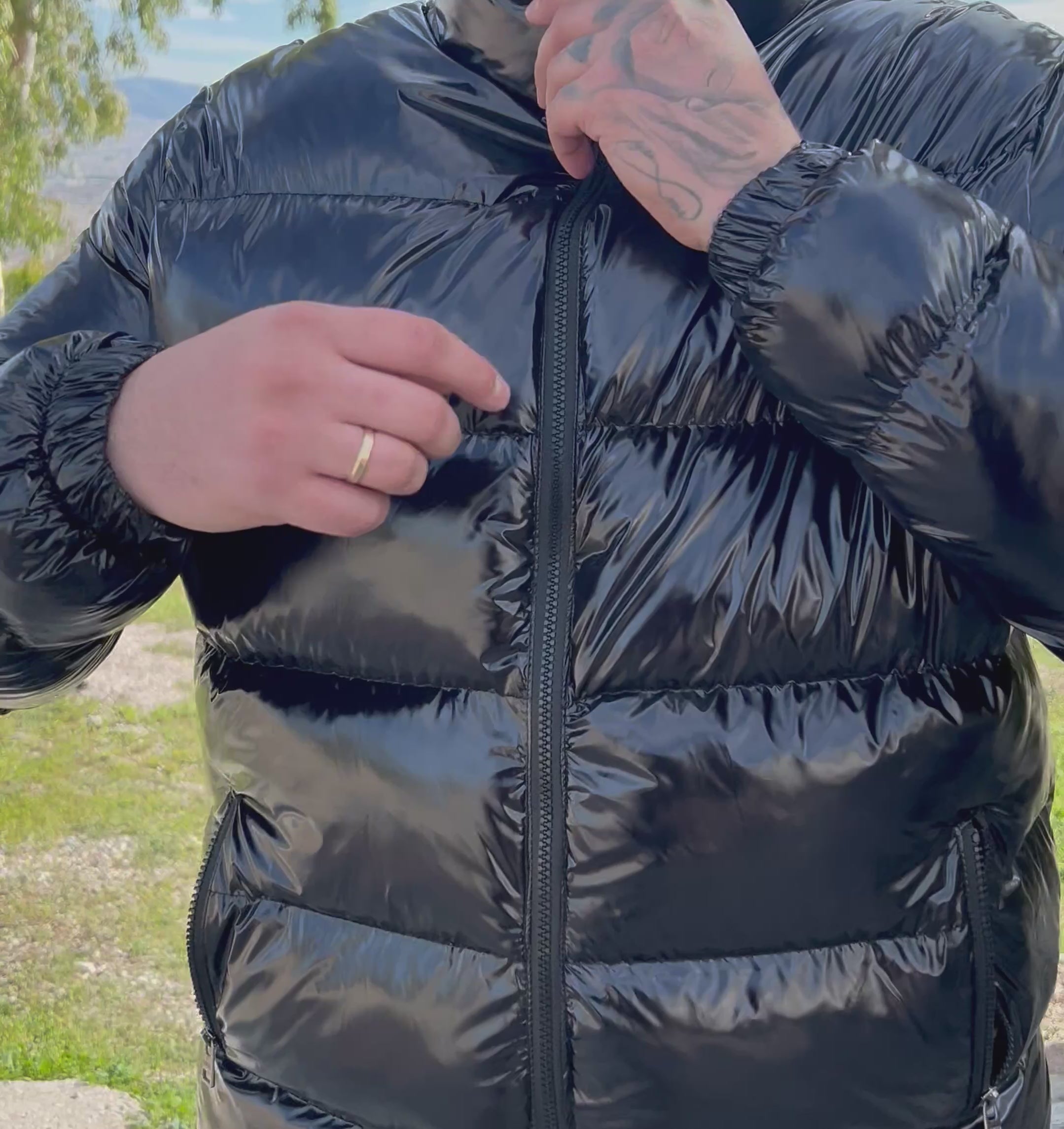 Puffer Hugo Black Glossy - HG1901